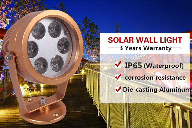 Dimmable LED Outdoor Garden Spotlights 6w With Constant Current Driver