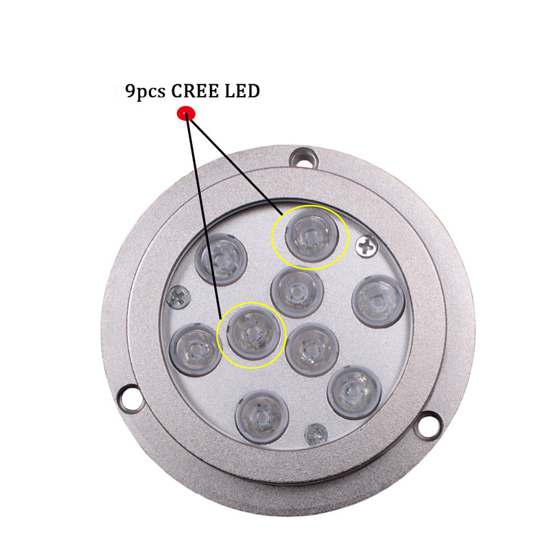 27w Rgb Bluetooth Led Boat Light 12v Ip68 Marine 27w Rgb Bluetooth Led Boat Light 12v Ip68 Marine