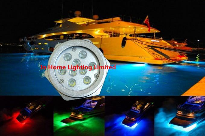 Rgb Led Boat Light 316 Stainless Steel Rf Control Led Drain Light
