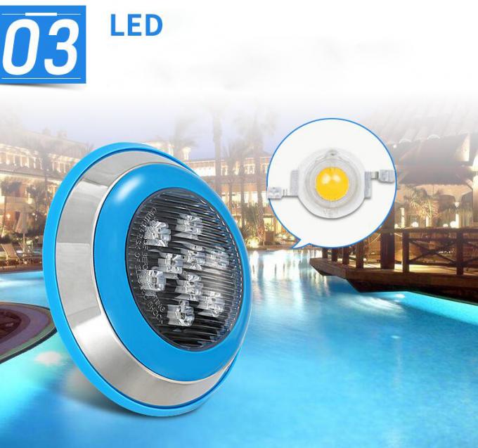 Remote Control LED Underwater Pool Lights , LED Swimming Wall Mounted