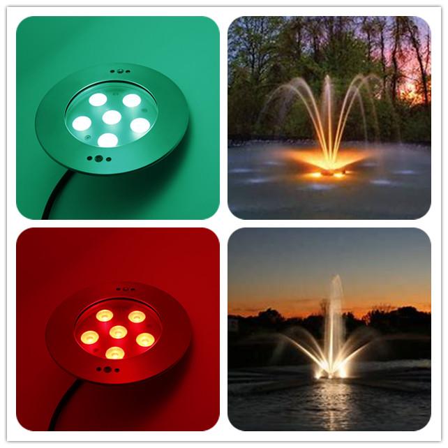 White RGB 12V 24V Low Voltage Underwater Pond Lighting Fountain Lighting