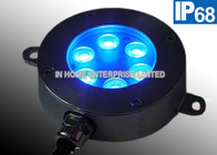 6 x 1W Outdoor LED Underwater Light 12V Blue IP68 Water Resistance