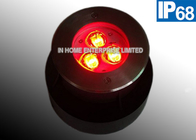 Outside Red LED Underwater Pool Lights 316 Stainless Steel + Tempered Glass