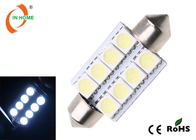 8 Pcs 3 Chip 5050 LED Car Light Bulbs , 12v White LED Festoon Bulb