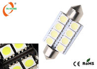 8 Pcs 3 Chip 5050 LED Car Light Bulbs , 12v White LED Festoon Bulb
