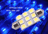 9pcs 5050 SMD Car LED Festoon Bulb Turn Signals Stable Emitting