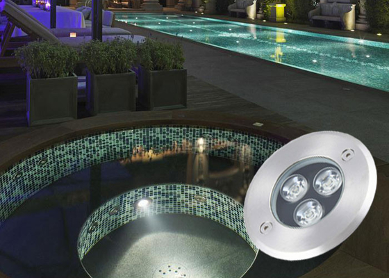 Outdoor IP68 LED Underwater Lights RGB Anti Corrosion For Swimming Pools