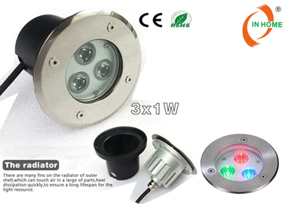 Outdoor IP68 LED Underwater Lights RGB Anti Corrosion For Swimming Pools