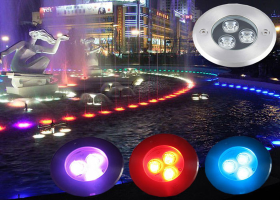 Outdoor IP68 LED Underwater Lights RGB Anti Corrosion For Swimming Pools