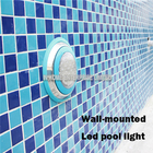 35W Wall Mounted Color Changing Led Pool Lights IP68 Waterproof For Swimming Pool