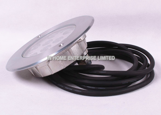 18W RGB IP68 Waterproof Underwater LED Pool Lights With Stainless Steel 316