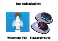 12V Stainless Steel LED Navigation Lamp Lights - Port &amp; Starboard