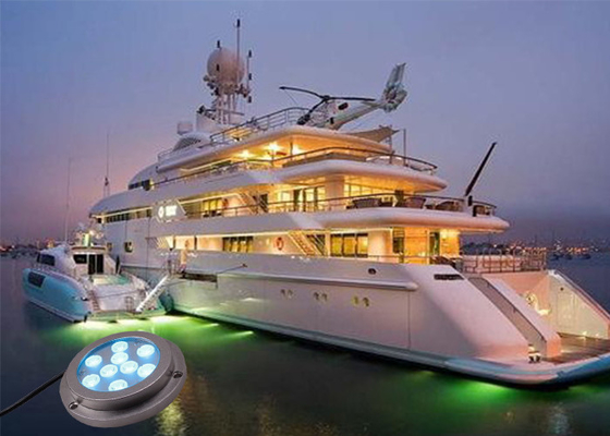 IP68 316 Stainless Steel Marine Underwater Lights for Boat 27W 12Volts