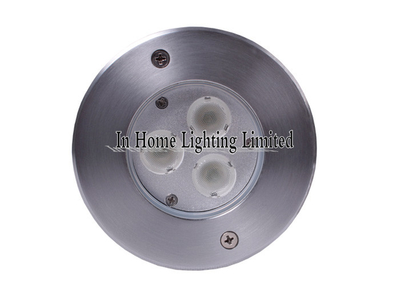 Steel Recessed 12V 3w Mini Underground Light for Driveway / Square