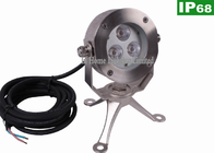 DC 24V 9W White Underwater Projection Lights For Pond Waterfall