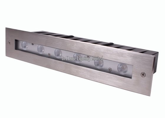 12V Outdoor Linear LED Underground Light  ,  Recessed LED Stair Step Light Stainless