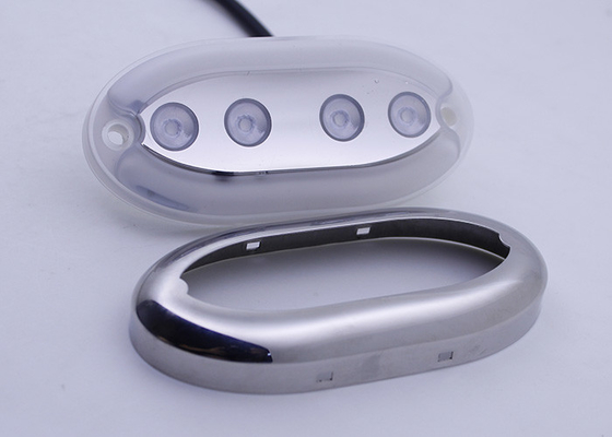 316 Stainless Steel Oval Marine Underwater LED Accent Courtesy Light Rock Light