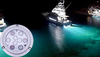 Blue White RGB Underwater Boat Transom Led Lights 27w Marine Lighting For Boat