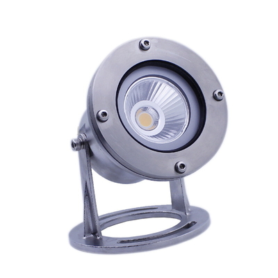 DC 24V IP68 Round LED Underwater Light , White Swimming Pool LED Underwater Lamp