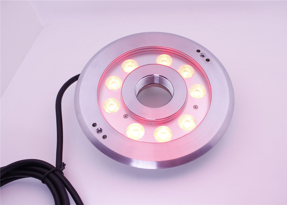 Dia 200mm LED Underwater Light For Fountains 12V Swimming Pool Lights