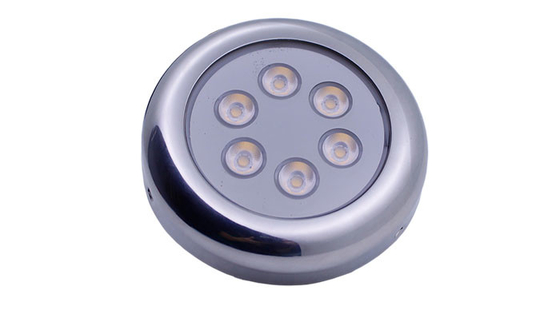 Round Marine Led Courtesy Puck Light 12v Underwater Boat Led Light With 316SS Bezel