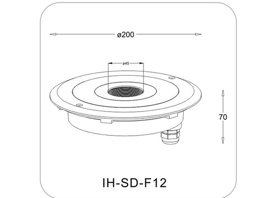 Warm Or Cool White 316SS Dimmable 28W LED Underwater Ring Lights For Fountains