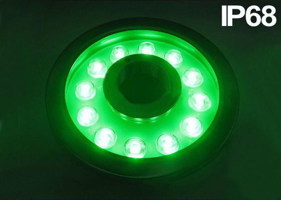 36W RGB Waterproof Underwater Light, Submersible Led Fountain Lights with DMX
