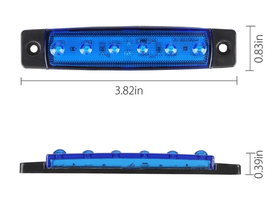 Blue 12V Waterproof Boat Lights For Boat Interior Deck Step Decorate Lights