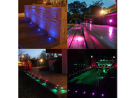 RGB Color Changing LED Spotlight Landscape Lighting Waterproof In-Ground Lights For Garden Patio Yard
