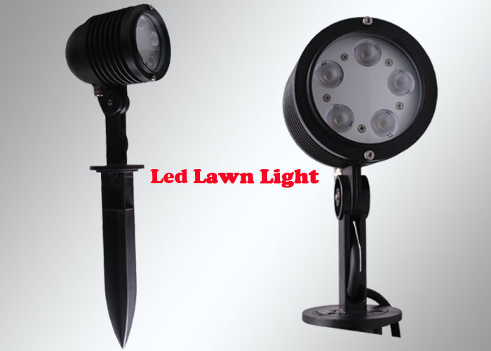 Shaped Spike Outdoor LED Garden Lights Single Color With 3 Years Warranty