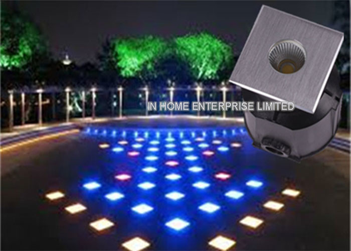 3W Multi - Color  Led Underground Light With 3 Years Warranty , Energy Saving