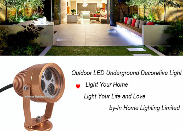 12V Outdoor LED Garden Light Aluminum 9W IP67 Waterproof  RGB Garden Spot Lights