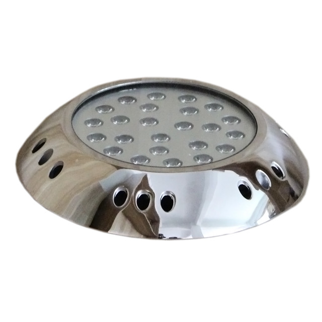 IP68 High Power 72W Swimming Pool Led Lights Stainless Steel 316 Polished