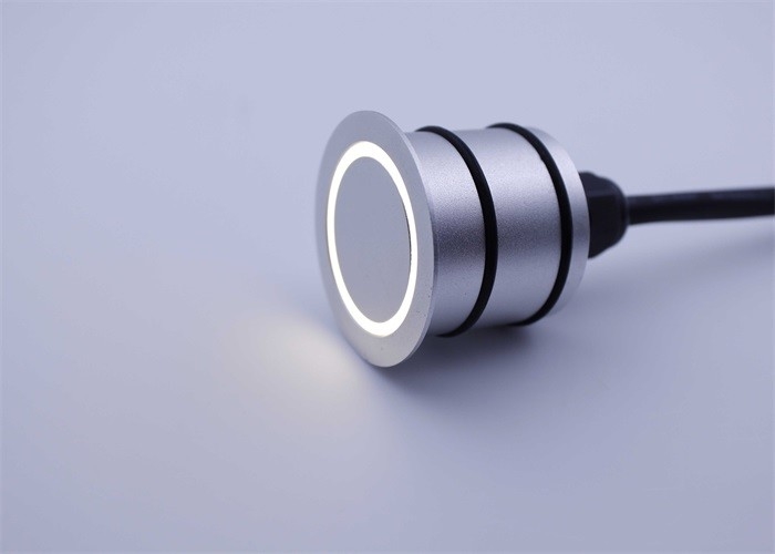 4000K 1W / 2W Round Mini Recessed LED Wall Lights For Indoor Step And Stair