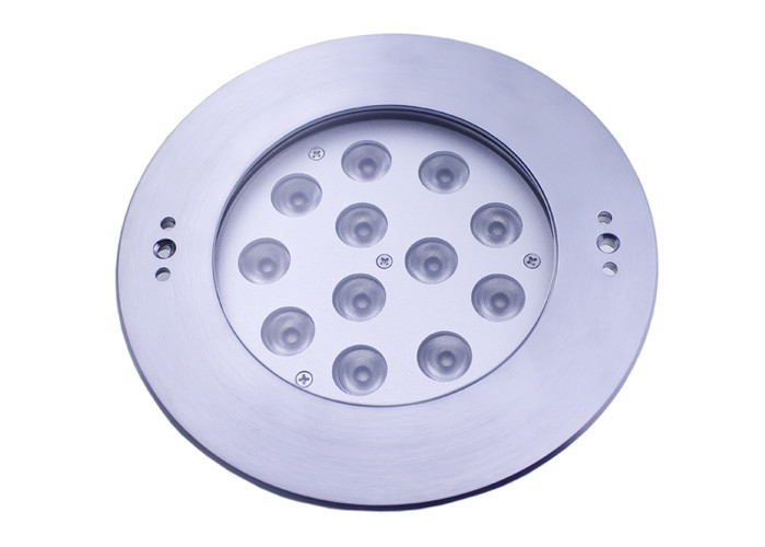 12V 24V IP68 Color Changing LED Underwater Light / Recessed Fountain Light