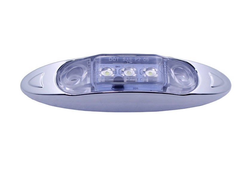 12V IP68 Waterproof LED Side Marker Lights Indicators Light For Truck Boat Car