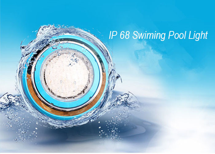 IP68 Wall Mounted RGB LED Swimming Pool Light / Outdoor LED Pond  Lamp