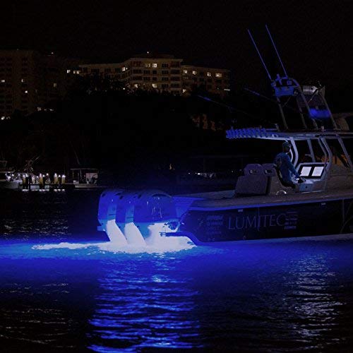 Blue White RGB Underwater Boat Transom Led Lights 27w Marine Lighting