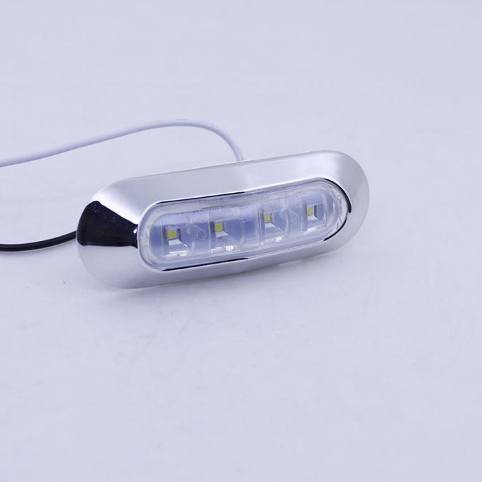 12v LED Oblong Courtesy Marine Led Lights For Boat 3 Years Warranty